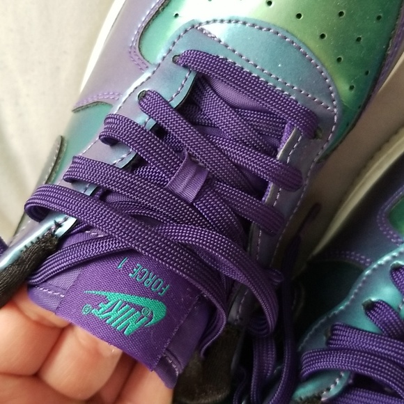 Limited  edition Nike Force 1 shoes for kids size 3Y - Picture 4 of 9